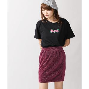 スカート WEGO/ラメグリッタータイトミニスカート