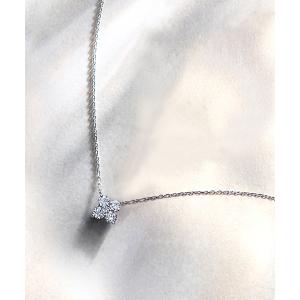 ネックレス レディース プラチナ ダイヤモンドカローラ ネックレス計0.42ct｜ZOZOTOWN Yahoo!店