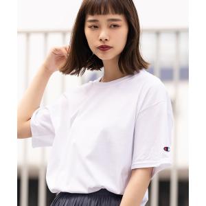 tシャツ Tシャツ 【Champion Authentic T-SHIRTS】レディース チャンピオン コットン 無地 半袖 Tシャツ