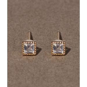 JUPITER ピアス 入学式 「K10」天然石ロングバーピアス/ターコイズ