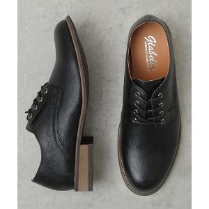 ビジネスシューズ 選べる2素材 かかとが踏める レースアップ オックスフォードシューズ（バブーシュ） メンズ