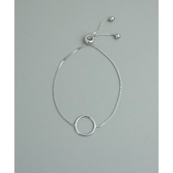 ブレスレット 「ATNY」シルバー925　スライドブレスレットcircle レディース メンズ