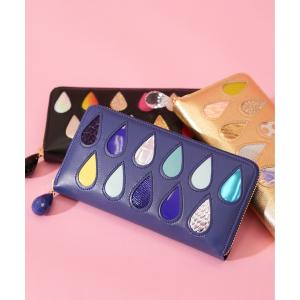 長財布 財布 「tsumori chisato CARRY/ツモリチサト キャリー」ドロップス ラウンドウォレット レディース メンズ