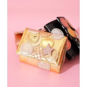 ミニ 二つ折り 二つ折り財布 財布 「tsumori chisato CARRY/ツモリチサト キャリー」新マルチドット ミニ財布 レディース メンズ