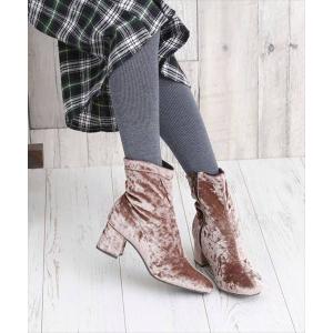 ブーツ ストレッチショートブーツ