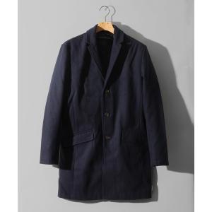 コート チェスターコート メルトン 3つボタン チェスターコート