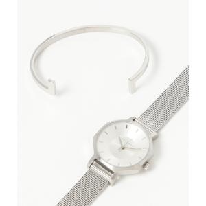 腕時計 レディース 「KLASSE14/クラス14」OKTO SILVER MESH 28mm ブレスレット付き