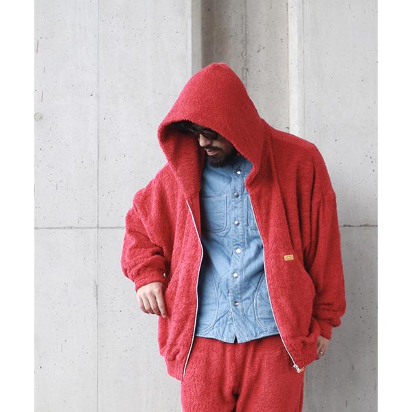 パーカー 「ネイタルデザイン」PILE WIDE PARKA / パイルワイドパーカ メンズ レディ...