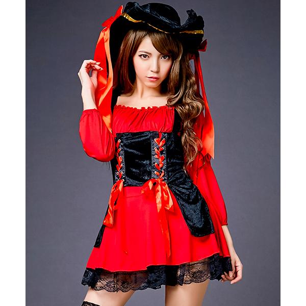 コスプレ コスプレ 海賊 船長 パイレーツ レディース クリスマス X-mas