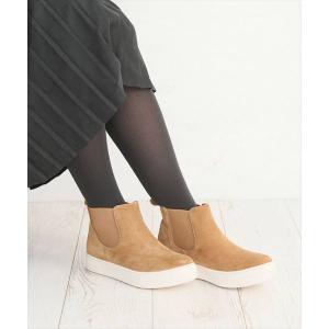 ブーツ 本革サイドゴアショートブーツ