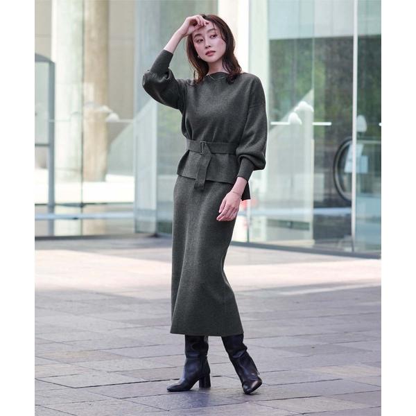 セットアップ ミラノリブニットセットアップ レディース