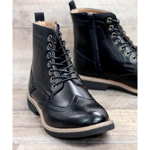 ブーツ AAA / ウィングチップブーツレースアップ(2346) メンズ