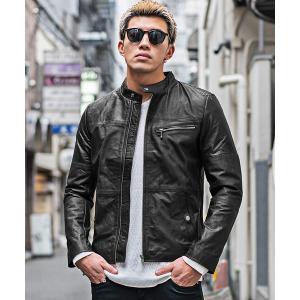 roshell 革ジャン ライダース リプロダクトレザー 本革 シングル roshell 革ジャン ライダース リプロダクトレザー 本革 シングル