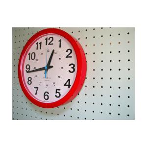 メンズ 時計 24-HOUR ROUND WALL CLOCK/24アワー ラウンド ウォール クロック｜zozo