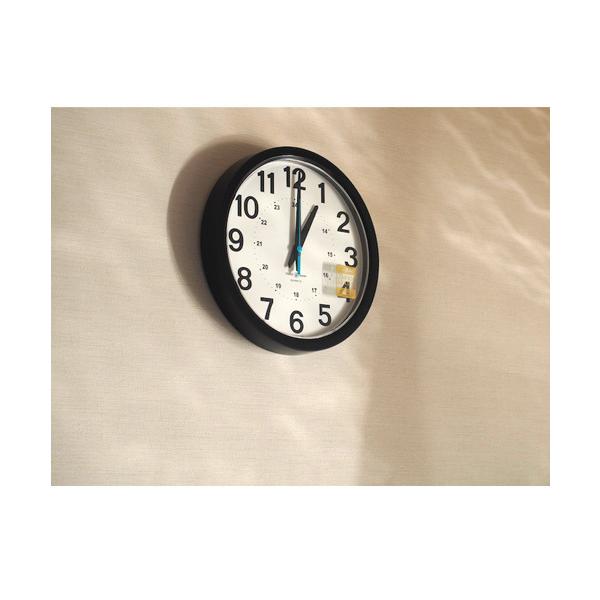 時計 24-HOUR ROUND WALL CLOCK/24アワー ラウンド ウォール クロック