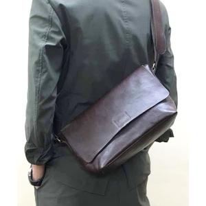 ショルダーバッグ 「BICASH/ビカーシ」レザーショルダーバッグ/#B827 メンズ レディース