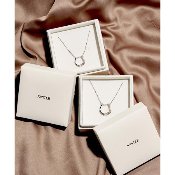 ネックレス 「スペシャルプライス」SV925馬蹄ダイヤモンドネックレス/ホースシュー/ペア レディー...