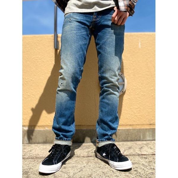 ジーンズ Grim Tim Nathan Replica グリムティム スリムストレート ジーンズ(...