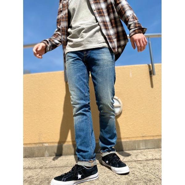 ジーンズ Grim Tim Nathan Replica グリムティム スリムストレート ジーンズ(...