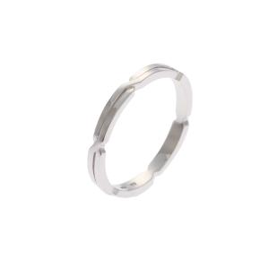 指輪 リング K10連続交差 パートナーリング（メンズ） WG レディース