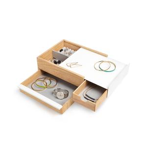 Francfranc ジュエリーボックス　Lサイズ Francfranc｜バイカラー ジュエリーボックス L | Rakuten Fashion(楽天