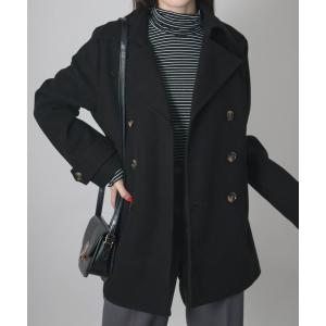 ピーコート pコート 「別注」ショート丈Pコートジャケット レディース