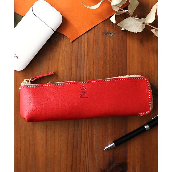 灰皿 ライター 栃木レザーペンケース型IQOSケース