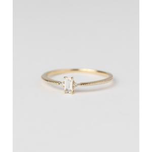 con affetto 指輪 リング K10ダイヤV字リング レディース : ZOZOTOWN