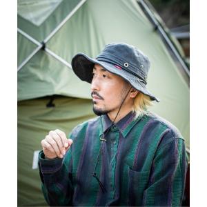 帽子 ハット 「クレ」リネン アドベンチャー ハット メンズ レディース