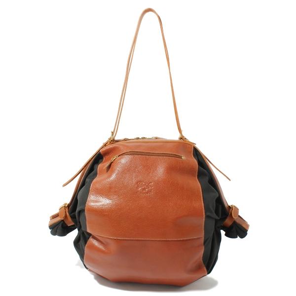 ショルダーバッグ バッグ IL BISONTE /  CANVAS x LEATHER / ショルダ...