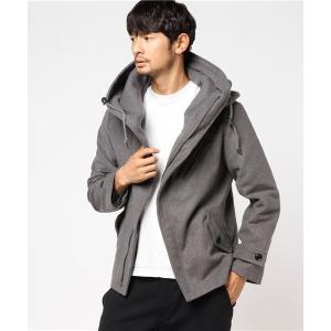 ジャケット ライダースジャケット VIBGYOR Select/ メルトン変形フードライダース