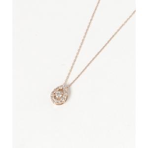 con affetto ネックレス K18ダイヤホースシューネックレス レディース