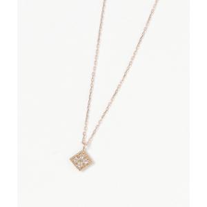 コンアフェット K10PG インフィニティネックレス　　ダイヤモンド K10PG ダイヤモンド ネックレス|festaria Online Shop(フェスタ