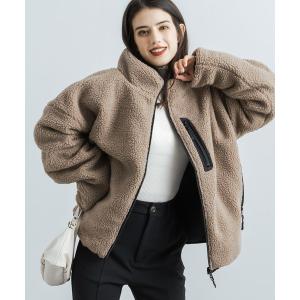 ブルゾン アウター オーバーサイズ フリースボアジャケット リバーシブルブルゾン レディース メンズ