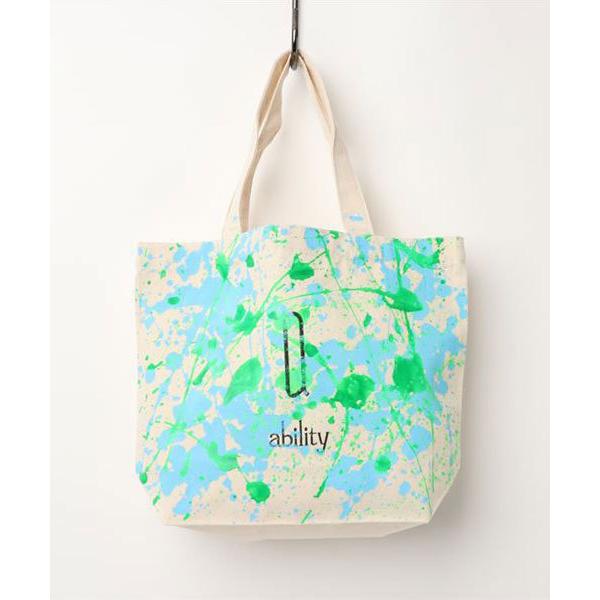 トートバッグ ability × ideas and PAINTING / ペイントトートバッグ エ...