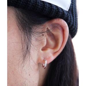 VIVIFY（ビビファイ） ピアス シルバー フープピアス SquareLine Hoop