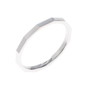 指輪 リング K10面取り パートナーリング(メンズ) レディース