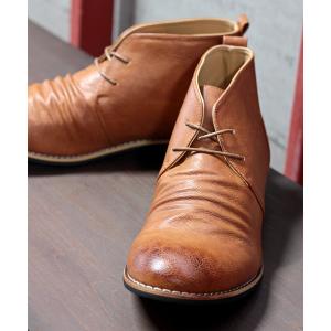 ブーツ Dedes ドレープチャッカブーツ (5238)