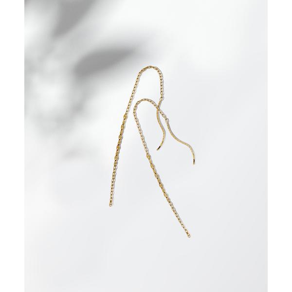 ピアス K10 イエローゴールド チェーンピアス BLOOM/ブルーム WEB限定 レディース