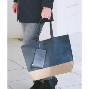 トートバッグ バッグ シュリンクバイカラートートバッグ