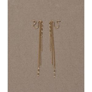 イヤリング チェーンデザインイヤリング レディースの買取情報