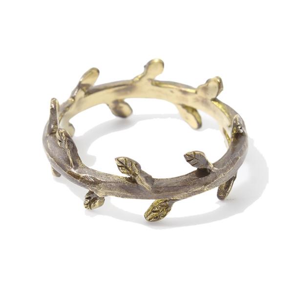 指輪 リング LAUREL RING ( BRASS ) メンズ レディース