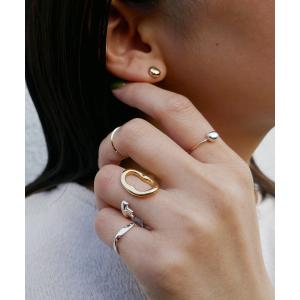 e.m.（イーエム） 指輪 リング 変形2連チェーンリング レディース