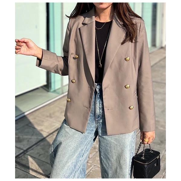 ジャケット テーラードジャケット 入学式 入園式 卒業式 ダブルテーラードジャケット レディース