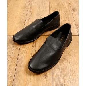 スリッポン BICASH ビカーシ / 牛革レザースリッポンバブーシュシューズ / 094 メンズ