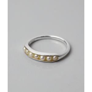 指輪 リング SILVER925パールピンキーリング/レディース/メンズ/ レディース