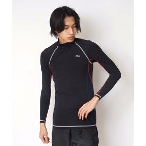 「FILA/フィラ」メンズ長袖ハイネック  コンプレッショントップス