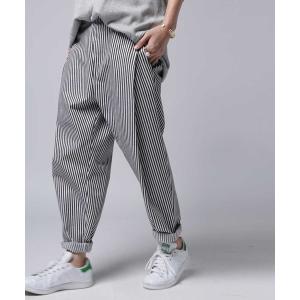 パンツ ストライプテーパードパンツ レディース｜ZOZOTOWN Yahoo!店