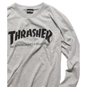 tシャツ Tシャツ THRASHER/スラッシャー MAG Logo プリント ロンT 長袖 ロングスリーブ 長袖Tシャツ｜zozo