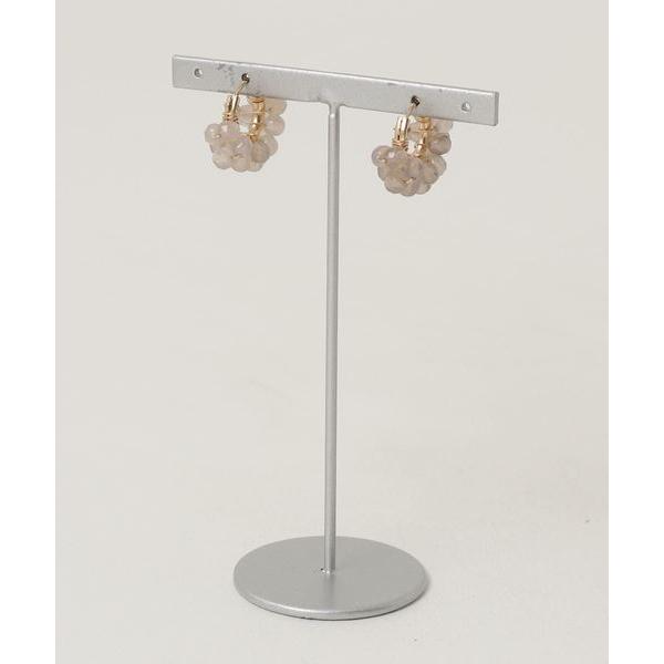 ピアス 「marinaJEWELRY」14kgf/Gray Chalcedony W wrapped...